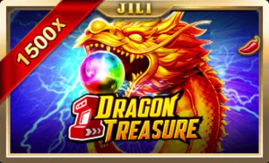 Dragon Treasure, destacando o poderoso dragão e o tesouro escondido.
